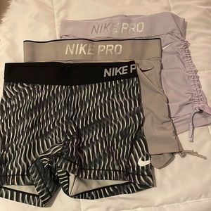 3 pack of Nike pro spandex! ALL size S! $75 dollar value for $10!